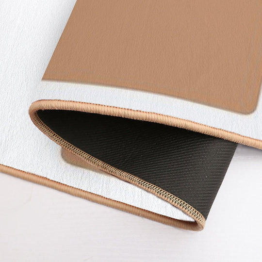 Boho Desert – Sandstorm & Sun in Earthy Tones  Versatile Bath Mat