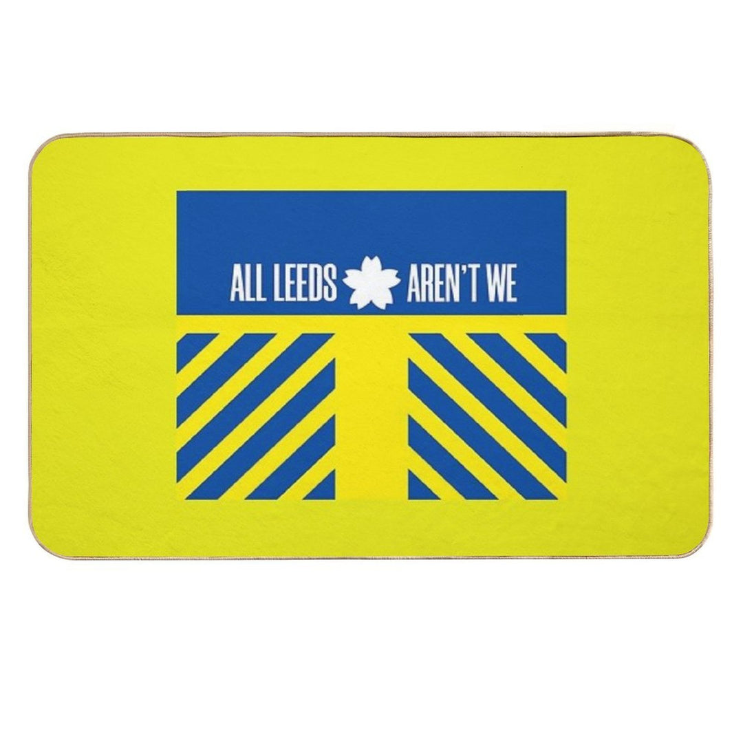 Leeds United Green Color Mask  Long-Lasting Bath Mat