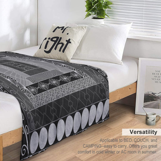 Complicated V3 Sustainable Throw Blanket