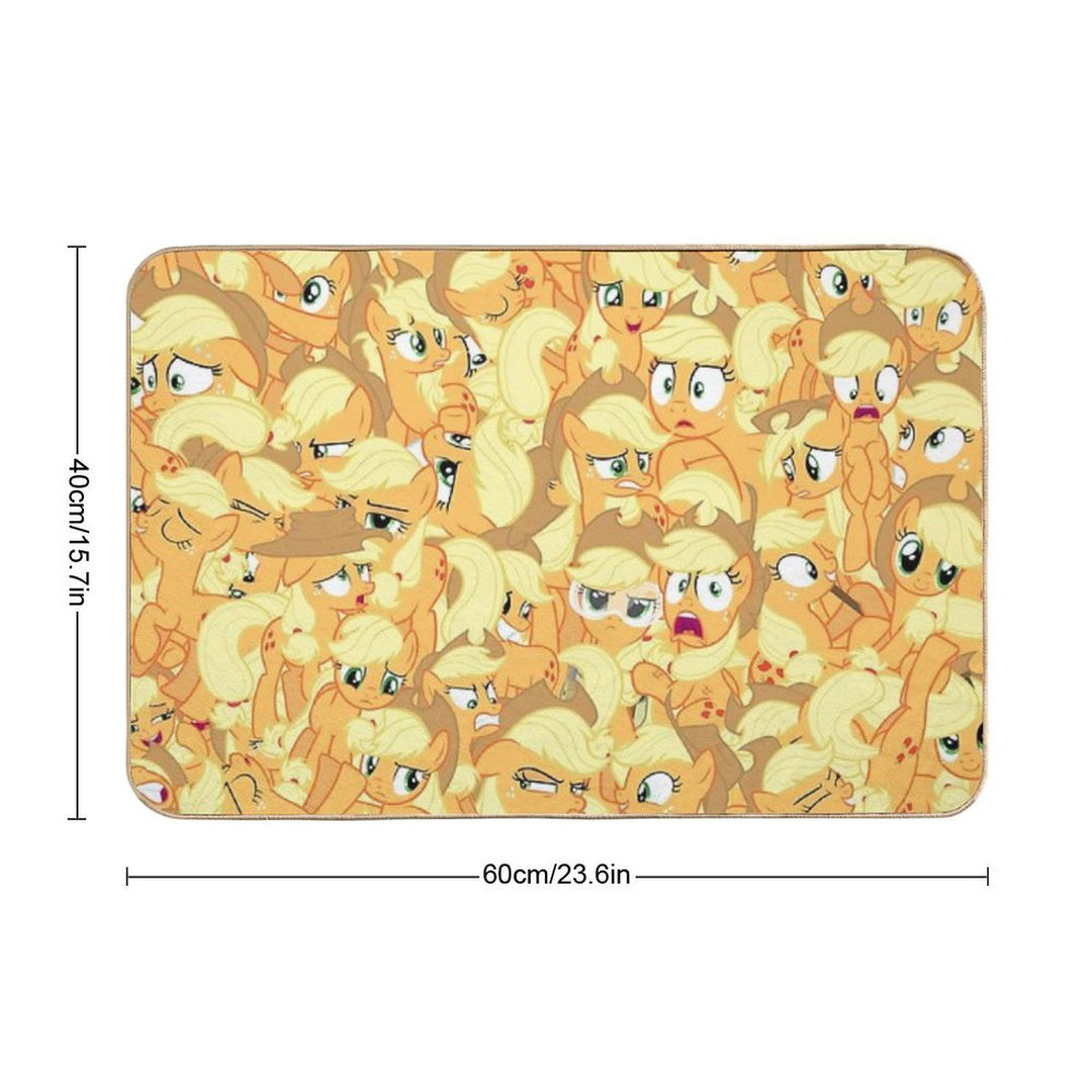 Applejack Mess Durable Bath Mat