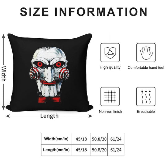 Saw- Billy T-Shirt Soft Luxury Feel Throw Pillow