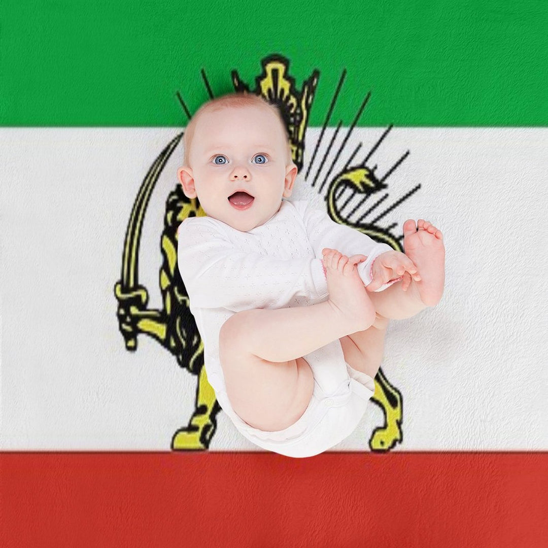 Flag of Persia  Iran (Pahlavi) Comfort Throw Blanket