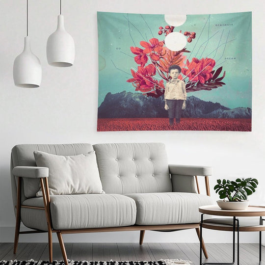 Standing at The Threshold of Time Tapestry