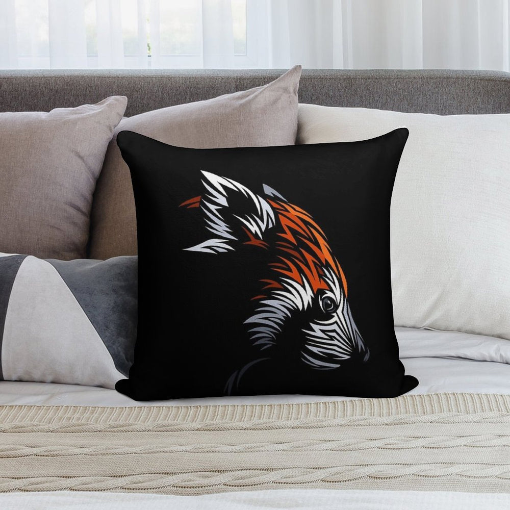 Tribal Red Panda Soft Gift Ready Throw Pillow