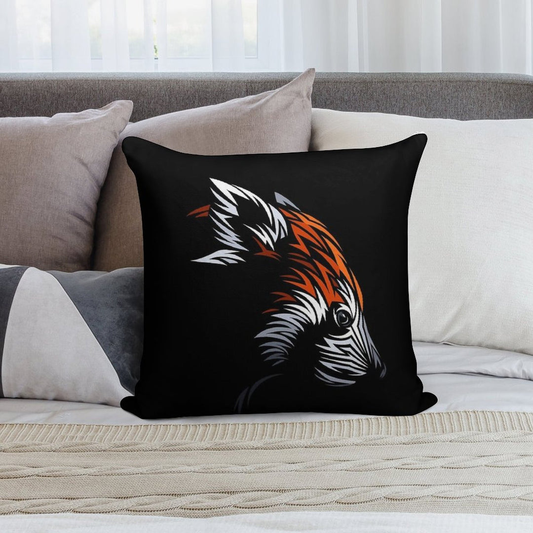 Tribal Red Panda Soft Gift Ready Throw Pillow