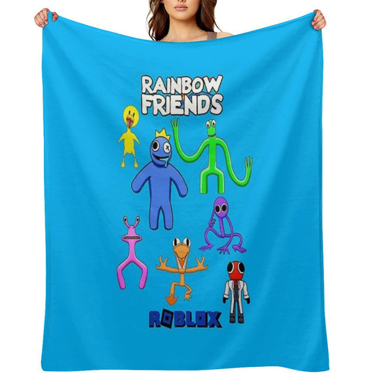 Rainbow Friends Multi-functional Throw Blanket