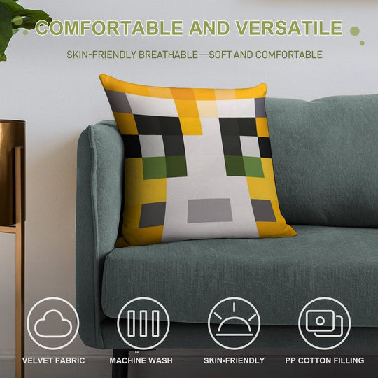 Stampy Soft Style Accent Throw Pillow