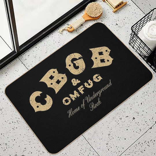 Bike Bar  Slip-Resistant Bath Mat