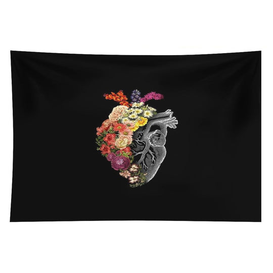 Flower Heart Spring by Tobe Fonseca Tapestry