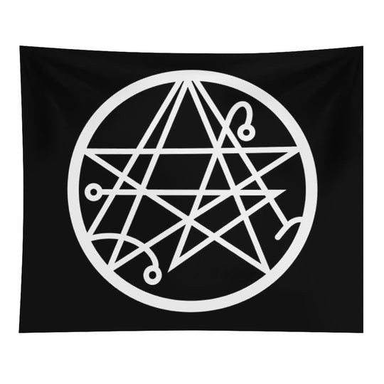 The Necronomicon Gate Symbol Tapestry