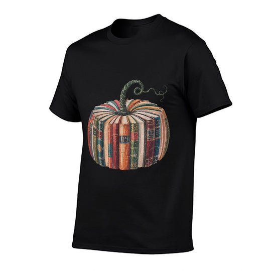 Fall Book Pumpkin Retro Reading Halloween Teacher  Breathable T-Shirt