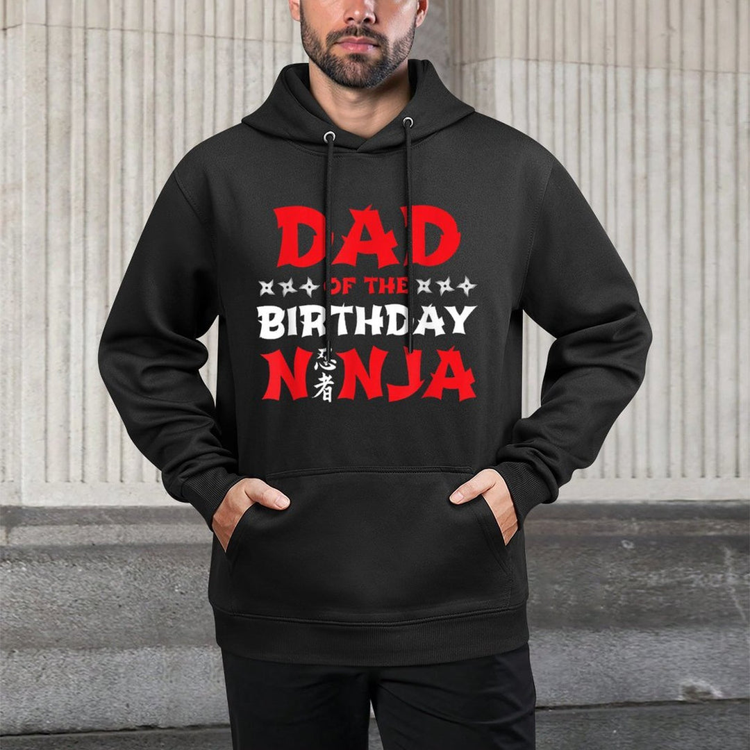 Birthday Ninja - Kids Party - Dad of The Birthday Ninja Pilling-Resistant Hoodie