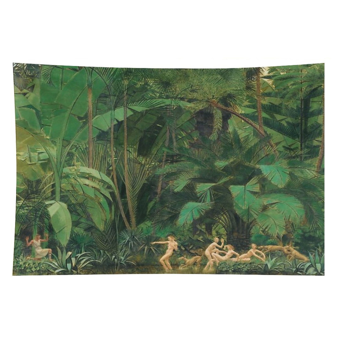 Diana And Actaeon. Bernard Boutet De Monvel. Tapestry