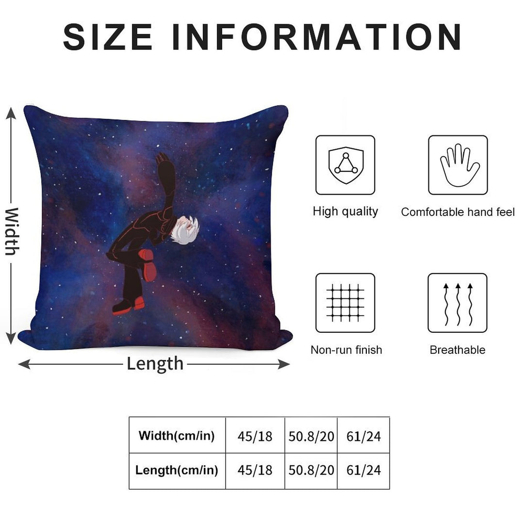 Galaxy Yuma Soft Skin-Friendly Throw Pillow