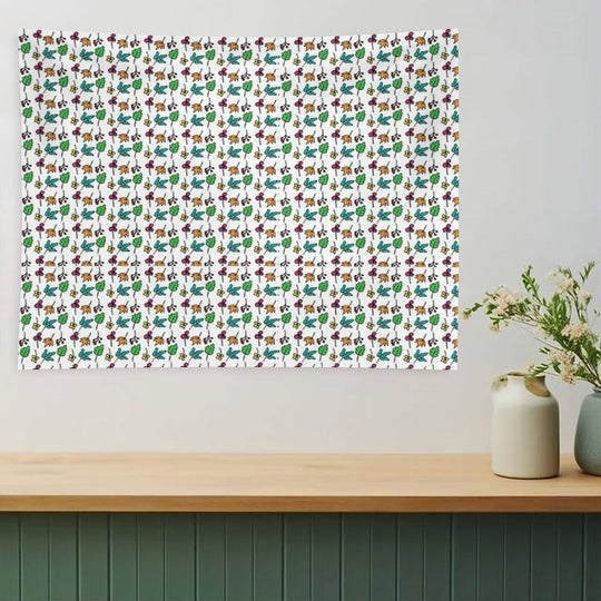 Autumn Leaves Pattern Tapestry