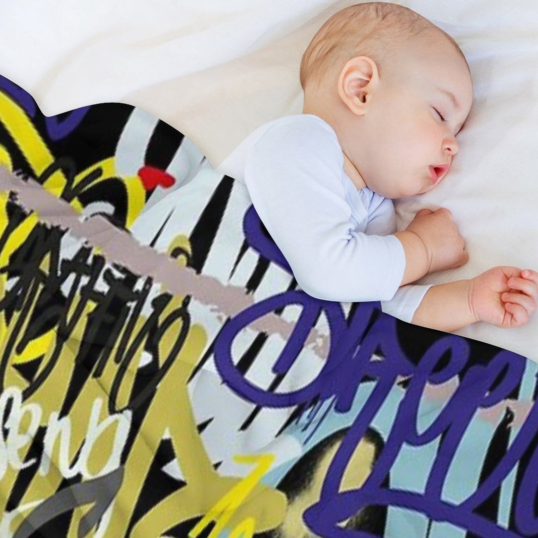 Graffiti Abstract Art Premium Throw Blanket