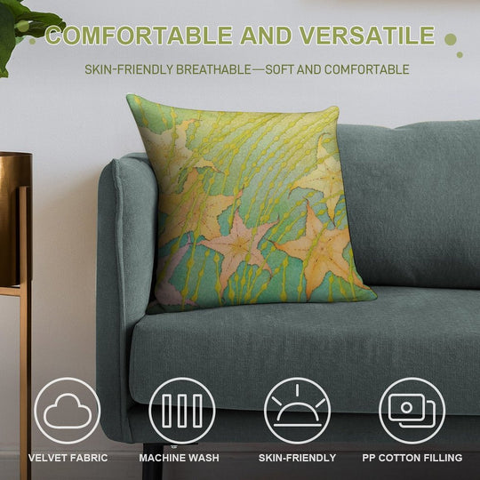 Starfish in The Seaweed Soft Ultra-Soft Texture Throw Pillow