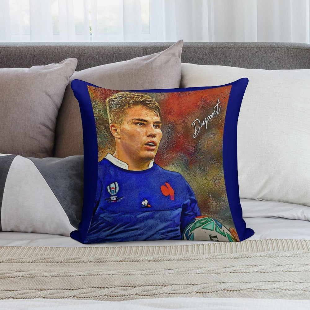 •Antoine Dupont• Art  ► Soft Skin-Friendly Throw Pillow