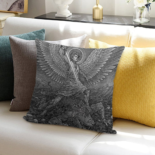 The Forgiveness of Jon Soft Short Plush Fabric Throw Pillow