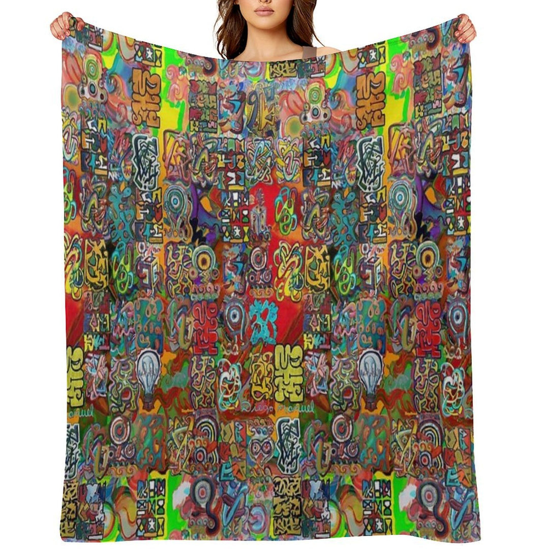 Graffiti 21 Tapiz 11 Lightweight Throw Blanket
