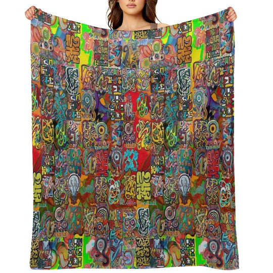 Graffiti 21 Tapiz 11 Lightweight Throw Blanket