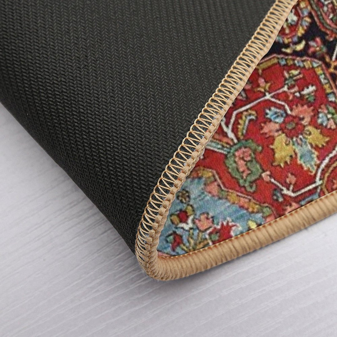 Heriz Persian Carpet Print  Long-Lasting Bath Mat