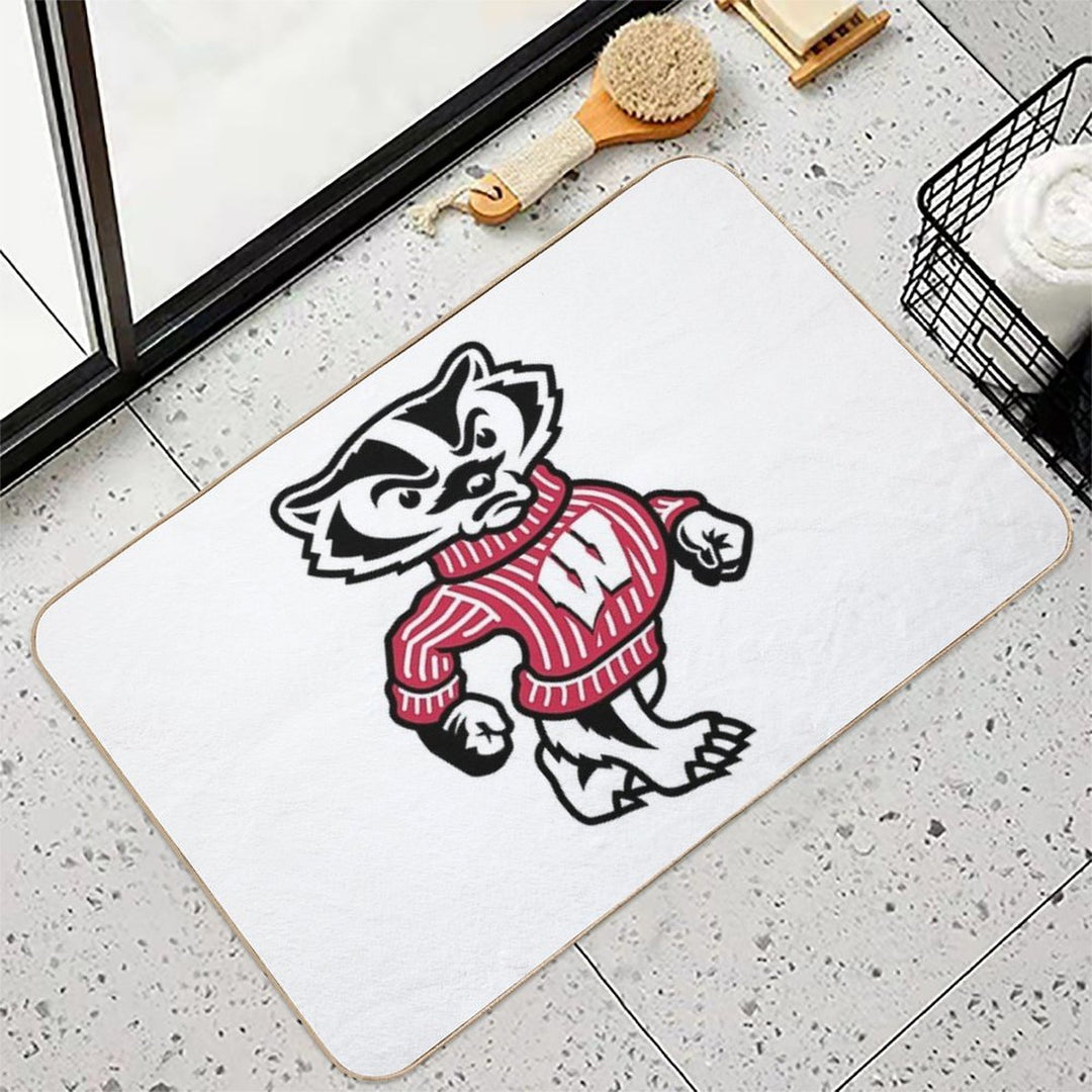 Wisconsin Badgers  Absorbent Bath Mat