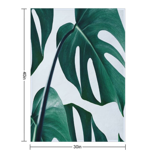 Monstera #redbubble #artprints Quick-dry Throw Blanket