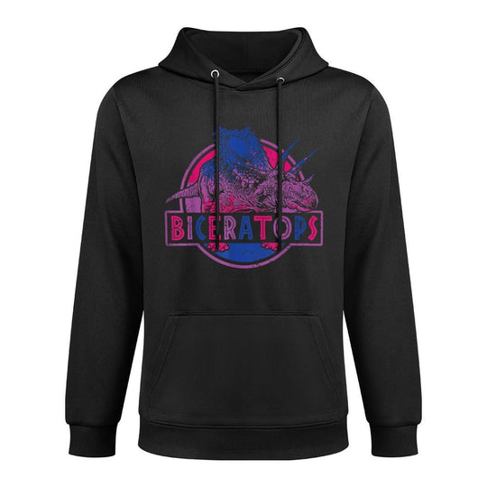 Biceratops Bisexual Dinosaur LGBT Pride Pilling-Resistant Hoodie