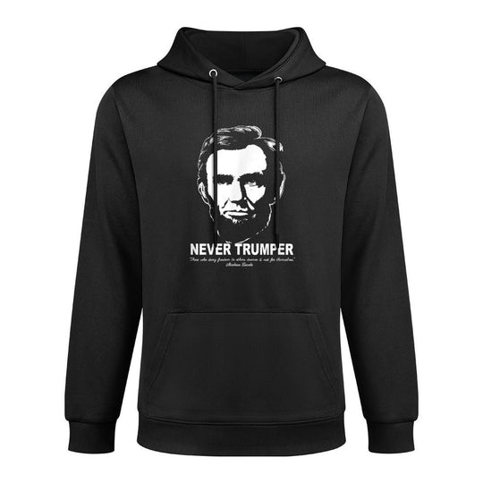 NEVER TRUMPER ANTI-TRUMP RESISTANCE IMPEACH TRUMP LINCOLN Machine Washable Hoodie
