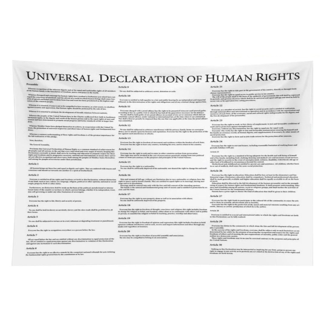 Universal Declaration of Human Rights Tapestry