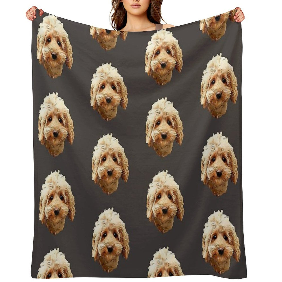 Cavapoo Cockapoo Doodle Cuteness Gift-ready Throw Blanket