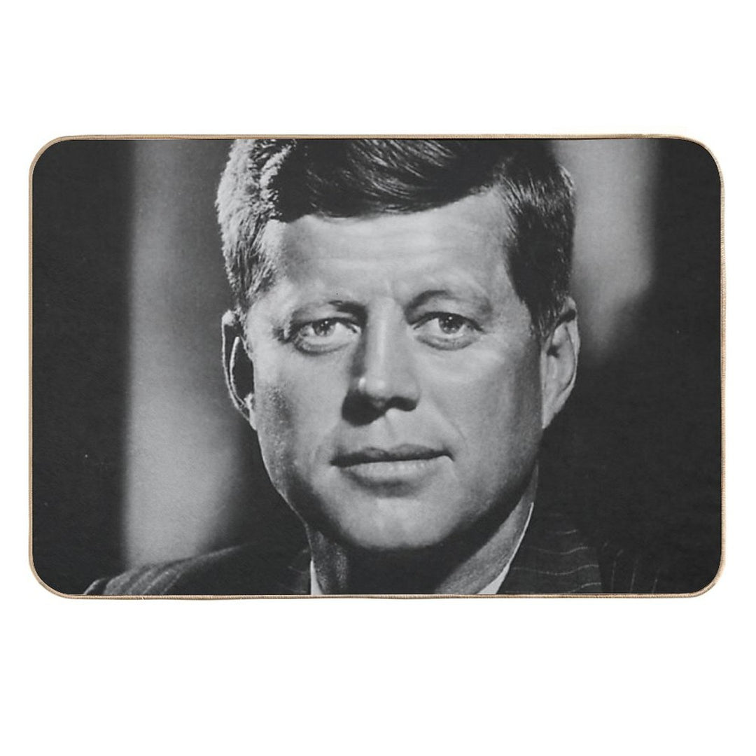 President John F Kennedy  Dirt-Trapping Bath Mat