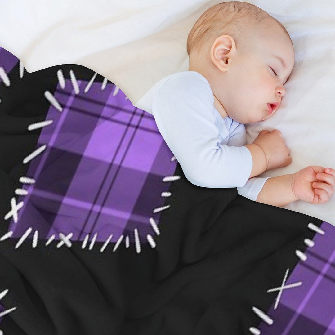 Virgil's Hoodie Patches Multi-functional Throw Blanket