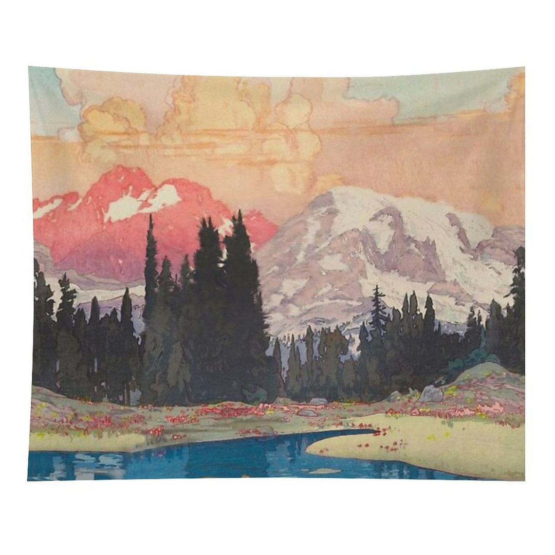 Storms over Keiisino - Nature Landscape Tapestry