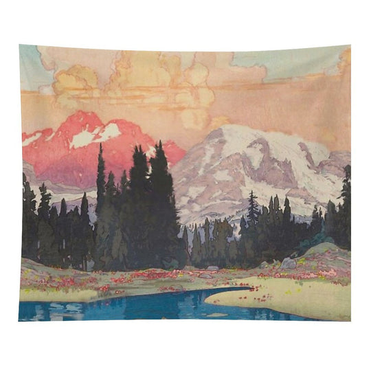 Storms over Keiisino - Nature Landscape Tapestry
