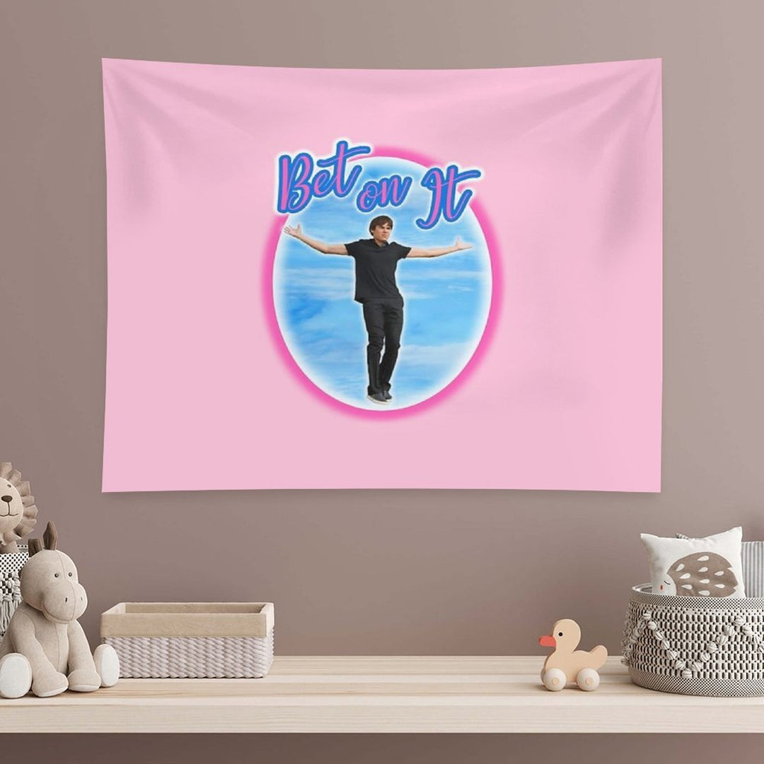 Bet on It Troy Bolton Zac Efron in High School Musical Tapestry