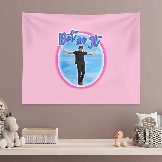 Bet on It Troy Bolton Zac Efron in High School Musical Tapestry