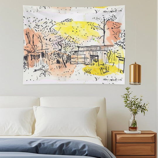 The Old Shed Out The Back Tapestry