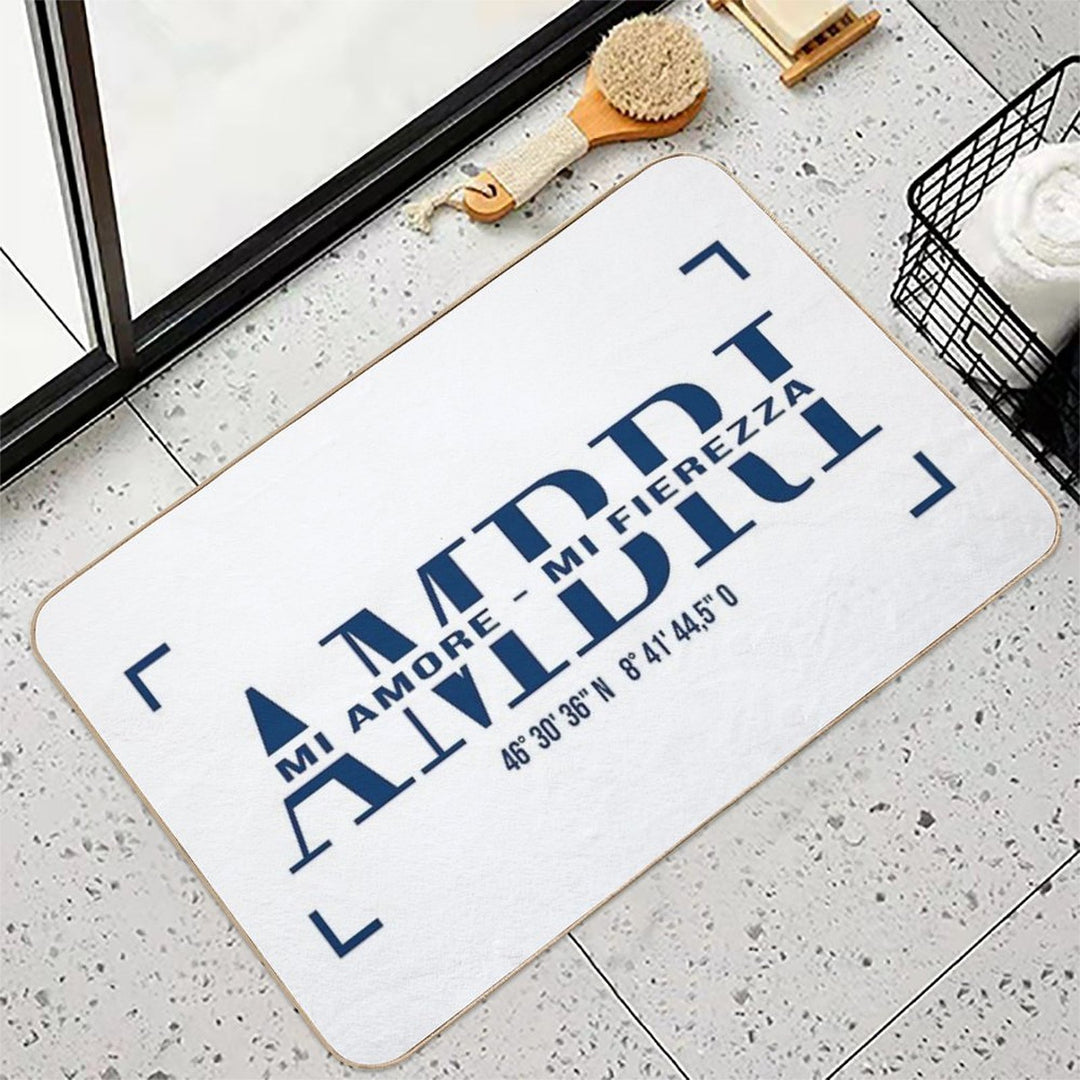 Ambri HCAP Hockey  Fade-Resistant Bath Mat