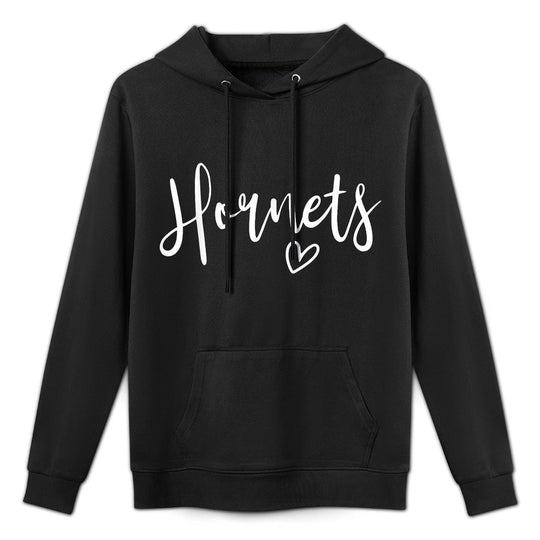 Hornets High School Hornets Sports Team Womens Hornets Kangaroo Pocket Hoodie