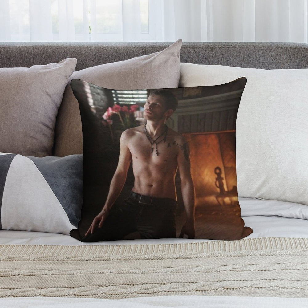 Klaus Mikaelson Soft Bedroom Essential Throw Pillow