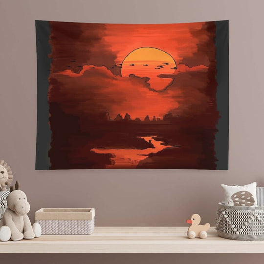 Apocalypse Now Illustration by Burro Tapestry