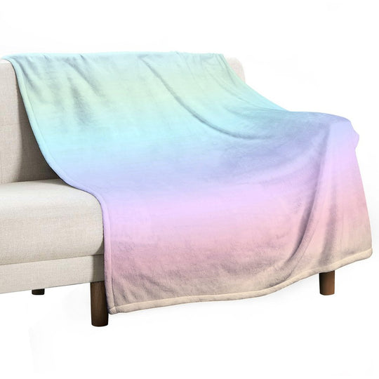 Pastel Gradient Versatility Throw Blanket