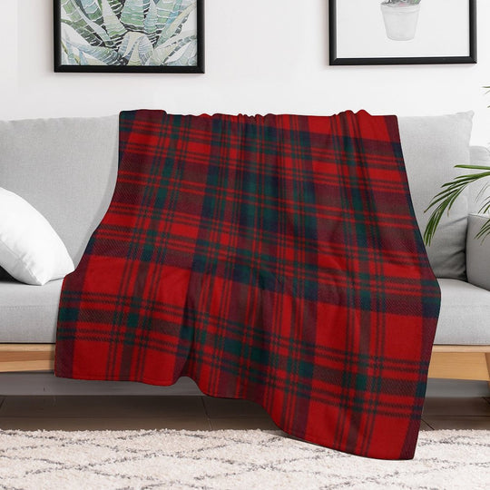 Matheson Scottish Tartan Easy Care Throw Blanket