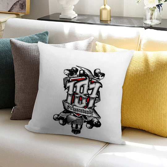 187 Smokezz Hiphop Soft Easy Maintenance Throw Pillow