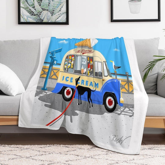 Mr. Zoomie Compact Throw Blanket