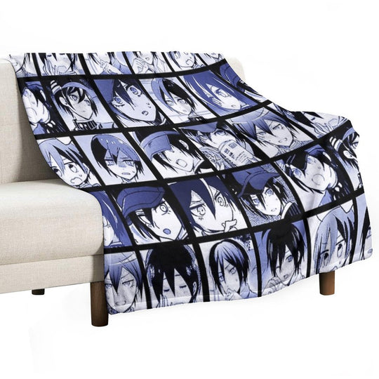 Shuichi Manga Collection (Colored) Plush Throw Blanket