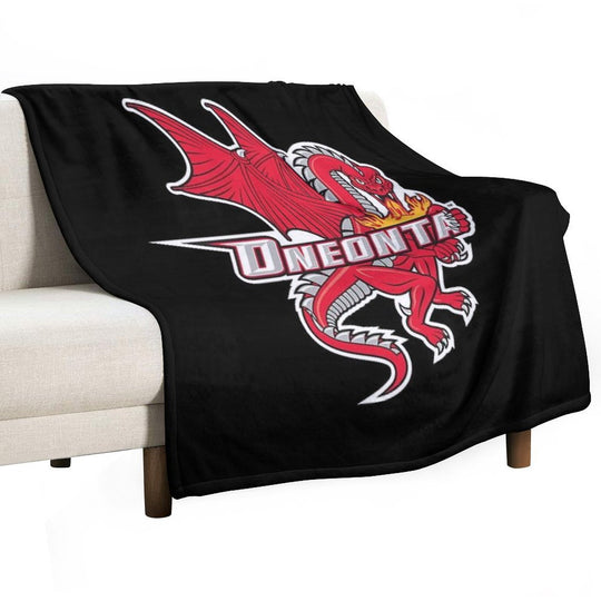 SUNY Oneonta Red Dragons Gift-ready Throw Blanket