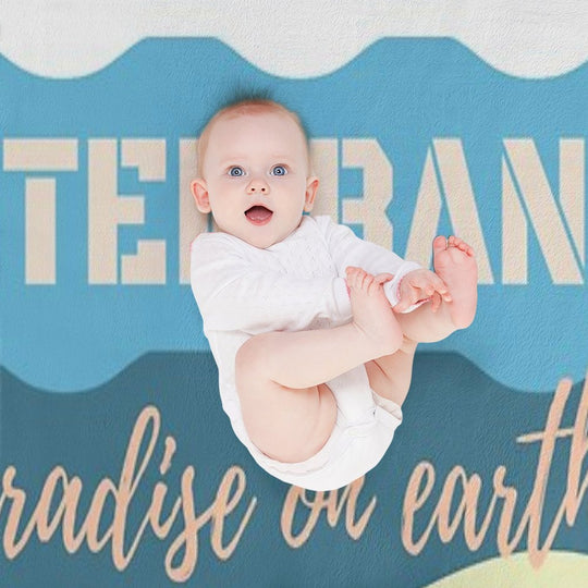 Outer Banks Paradise on Earth Quotes Gift-ready Throw Blanket